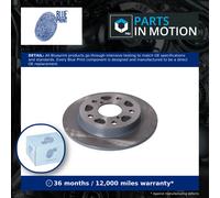 2x Brake Discs Pair Solid Rear 252mm ADBP430222 Blue Print Set 5561168R00 New