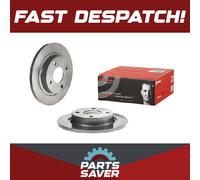 2x Brake Discs Pair Solid Rear 253mm 08.D566.11 Brembo Set 2096336 H1BC2A315AB