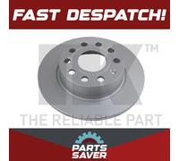 2x Brake Discs Pair Solid Rear 253mm 314789 NK Set 1K0615601AB 1K0615601K New