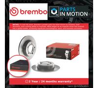 2x Brake Discs Pair Solid Rear 255mm 08.9084.11 Brembo Set 4B0615601B Quality