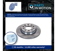Blue Print Brake Discs ADV184322 – Rear Solid 255mm – 2x Set 8E0615301AA New