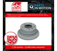 2x Brake Discs Pair Solid Rear 258mm 22860 Febi Set A9014230812 9014230812 New