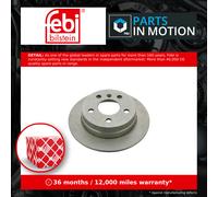 Febi 24750 Brake Disc Rear Premium Fits Mercedes-Benz A-Class 2004 - 2012