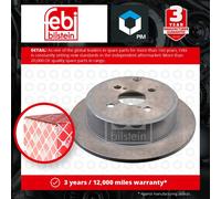 2x Brake Discs Pair Solid Rear 258mm 26066 Febi Set 4243102070 4243102071 New