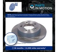 Genuine Blue Print 5 Stud Rear Solid Brake Discs - ADG043156