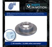 Blue Print Brake Discs ADG043156 – Genuine Rear Solid 5‑Stud Pair