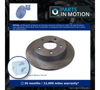 2x Brake Discs Pair Solid Rear 258mm ADN14383 Blue Print Set 4320635F01 Quality