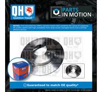 2x Brake Discs Pair Solid Rear 258mm BDC4614 Quinton Hazell Set 5841129350 New