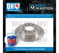 2x Brake Discs Pair Solid Rear 258mm BDC5405 Quinton Hazell Set 584112C000 New