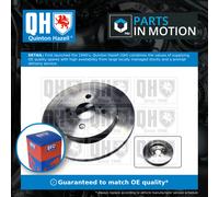 2x Brake Discs Pair Solid Rear 258mm BDC5555 Quinton Hazell Set 424310D110 New