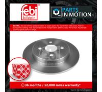 2x Brake Discs Pair Solid Rear 259mm 29982 Febi Set 424310D110 4243152080 New