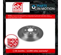 2x Brake Discs Pair Solid Rear 259mm 29982 Febi Set 424310D110 4243152080 New