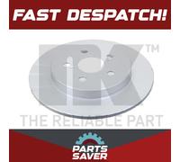 2x Brake Discs Pair Solid Rear 259mm 3145143 NK Set 4243112310 19184534 Quality
