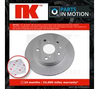2x Brake Discs Pair Solid Rear 259mm 315232 NK Set 5561161M00 5561161M20 Quality