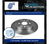 2x Brake Discs Pair Solid fits TOYOTA IQ NUJ10 1.4D Rear 09 to 15 1ND-TV 259mm