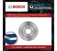 2x Brake Discs Pair Solid Rear 260mm 0986479451 Bosch Set 42510SMGE20 BD1267 New