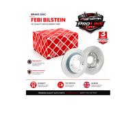 2x Brake Discs Pair Solid fits HONDA CIVIC FB, Mk8 1.6 Rear 05 to 16 260mm Set