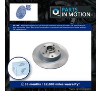 2x Brake Discs Pair Solid Rear 260mm ADBP430094 Blue Print Set 432000166R New