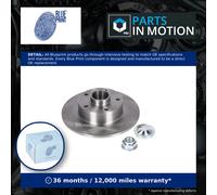 2x Brake Discs Pair Solid Rear 260mm ADBP430146 Blue Print Set 432000185R New