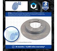 2x Brake Discs Pair Solid fits PROTON IMPIAN 1.6 Rear 01 to 07 4G18-P 260mm Set