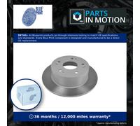2x Brake Discs Pair Solid Rear 260mm ADH243118 Blue Print Set 42510S6MJ50 New