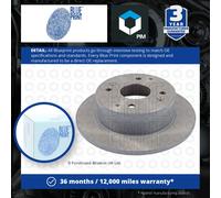 2x Brake Discs Pair Solid Rear 260mm ADH24352 Blue Print Set 42510S1AE00 Quality