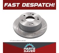2x Brake Discs Pair Solid Rear 260mm ADH24353 Blue Print Set 42510S1AE20 Quality