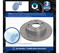 2x Brake Discs Pair Solid Rear 260mm ADH24354 Blue Print Set 42510SDAA00 Quality