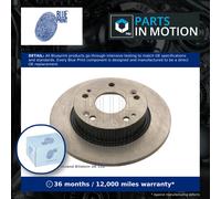 2x Brake Discs Pair Solid Rear 260mm ADH24378 Blue Print Set 42510SEAE00 Quality