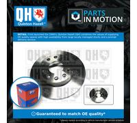 2x Brake Discs Pair Solid Rear 260mm BDC5423 Quinton Hazell Set 1K0615601AC New