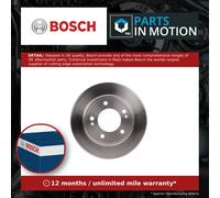 Bosch Brake Disc 0986479052 (BD1638) - Solid Rear 262mm 10mm Pair