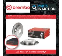 2x Brake Discs Pair Solid Rear 262mm 08.C172.10 Brembo Set 584110U300 58411C8000