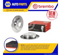 2x Brake Discs Pair Solid Rear 262mm 08.C172.10 Brembo Set 584110U300 58411C8000