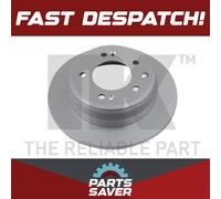 2x Brake Discs Pair Solid Rear 262mm 313527 NK Set 584111H100 584111H300 Quality