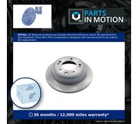 2x Brake Discs Pair Solid Rear 262mm ADG043132 Blue Print Set 584111H100 Quality