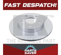 2x Brake Discs Pair Solid Rear 264mm 313631 NK Set 569109 90575113 9117772 New