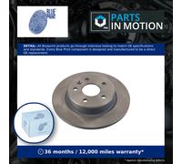 2x Brake Discs Pair Solid fits OPEL ASTRA K 1.6 Rear 15 to 22 264mm Set Quality