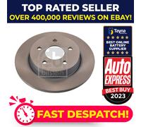 2x Brake Discs Pair Solid Rear 265mm 24619 Febi Set 1223540 1223543 1253727 New