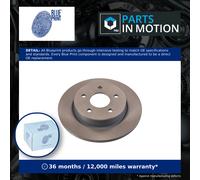 2x Brake Discs Pair Solid Rear 265mm ADBP430010 Blue Print Set 1223540 1223543