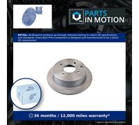 2x Brake Discs Pair Solid Rear 266mm ADN14348 Blue Print Set 4320615U00 Quality