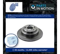 2x Brake Discs Pair Solid Rear 266mm ADS74307 Blue Print Set 26310AA040 Quality