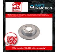 2x Brake Discs Pair Solid fits VW SHARAN 7M, 7M8 2.8 Rear 95 to 00 267.8mm Set