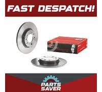 2x Brake Discs Pair Solid Rear 268mm 08.C308.11 Brembo Set 1609582880 1642776380