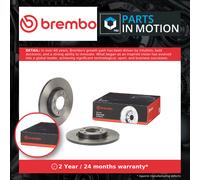 2x Brake Discs Pair Solid Rear 268mm 08.C308.21 Brembo Set 1670945780 YL01522880