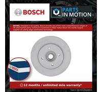 Bosch Brake Disc Rear 268mm 56mm Solid 12mm ABS Sensor Ring 0986479387