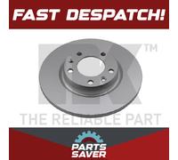 2x Brake Discs Pair Solid Rear 268mm 313749 NK Set 1609582880 1642776380 3642786