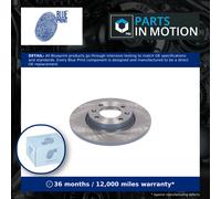 2x Brake Discs Pair Solid Rear 268mm ADBP430157 Blue Print Set 1670945780 New