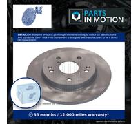 2x Brake Discs Pair Solid Rear 268mm ADBP430244 Blue Print Set EM2EU3502114AD2