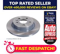 2x Brake Discs Pair Solid fits OPEL ASTRA H, J Rear 2009 on 268mm Set Blue Print