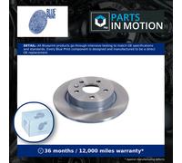 2x Brake Discs Pair Solid fits VAUXHALL ASTRA H, J Rear 09 to 20 268mm Set New